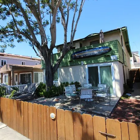 Mission Beach Bayside Beachy Duplex Flat- 2Br 1Ba- Sleeps 6 Steps To Beach Bay And Belmont Park